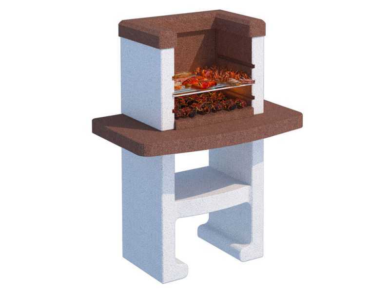 Linea VZ Toscana - Wood and Charcoal Masonry Barbecue