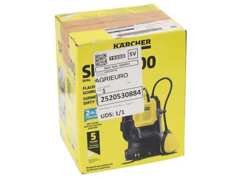 Karcher SP 16.000 Dual - Electric submersible pump for dark and clear water - 550 W electric pump