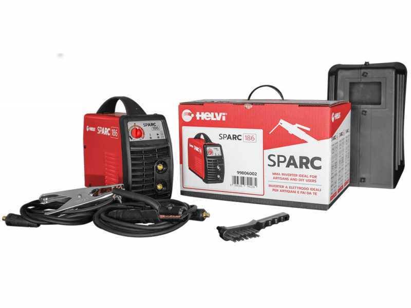 Helvi sparc 186 - Inverter MMA electrode welder - 160 A - equipment kit