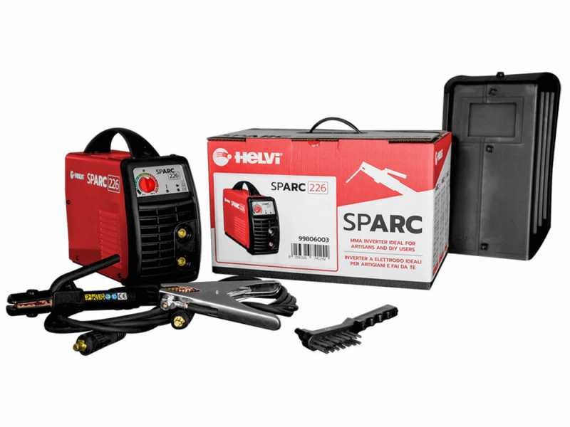 Helvi sparc 226 - Inverter MMA electrode welder - 200A - equipment kit