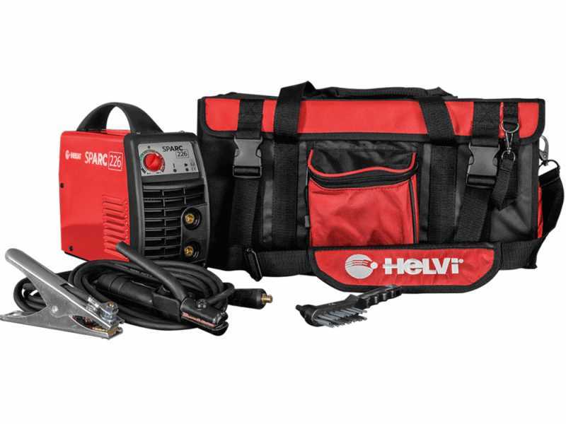 Helvi sparc 186 - Inverter MMA electrode welder - 160 A - helvi bag kit