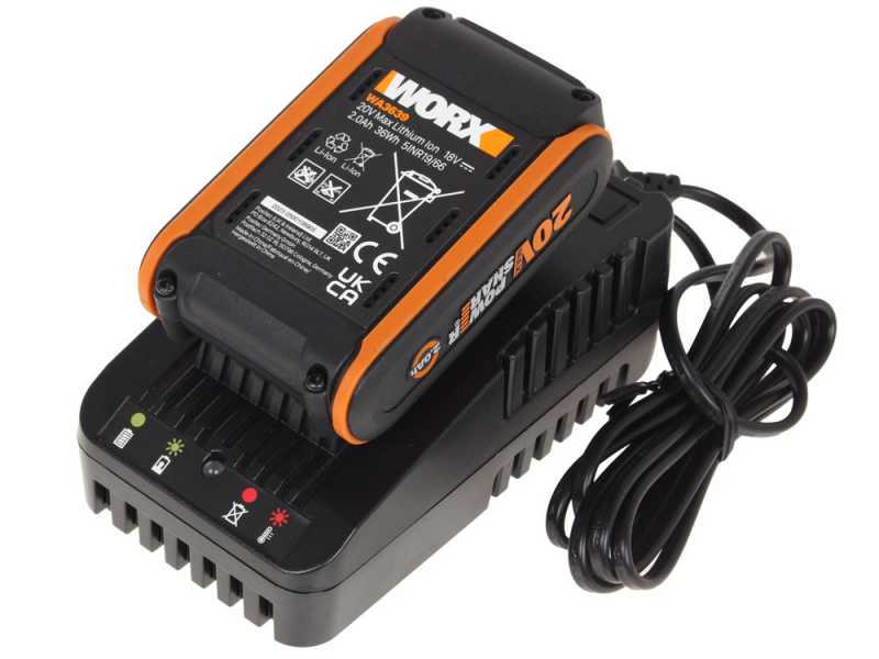 WORX 20-V 8 Amp-Hour; Lithium-ion Battery at