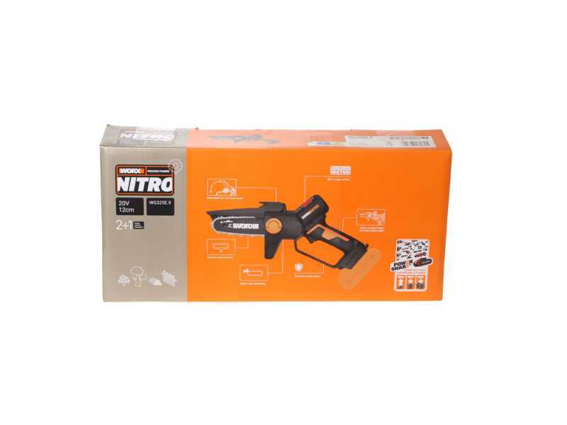 WORX Nitro WG325E.9 Manual Battery-powered Pruner - NO BATTERY AND BATTERY CHARGER INCLUDED