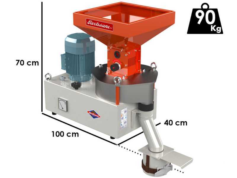 Partisani MB250S - Electric stone mill - Three-phase