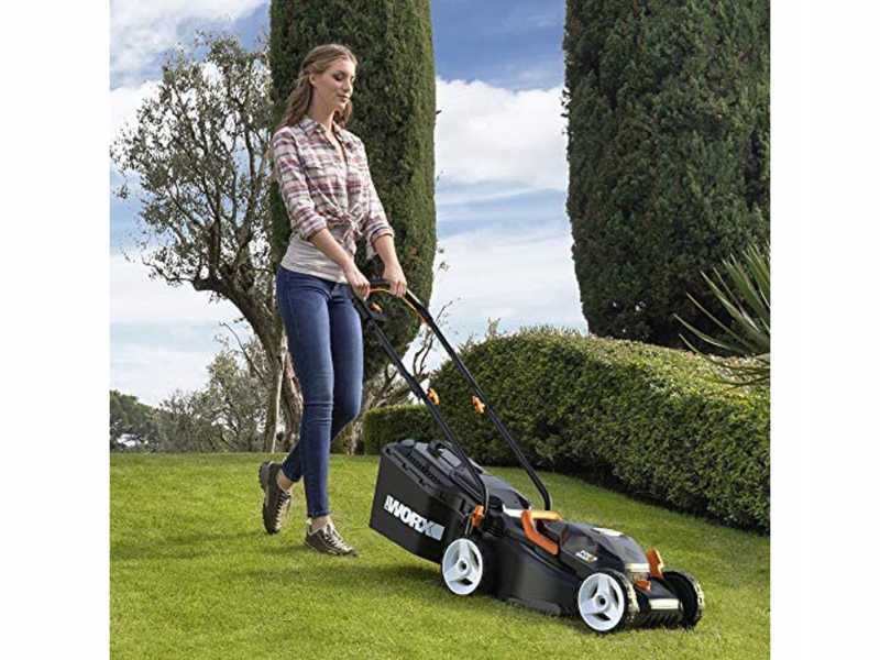 WORX twin pack WG927E - Battery-powered Lawn Mower and Edge Trimmer - 40V - 2x 2Ah