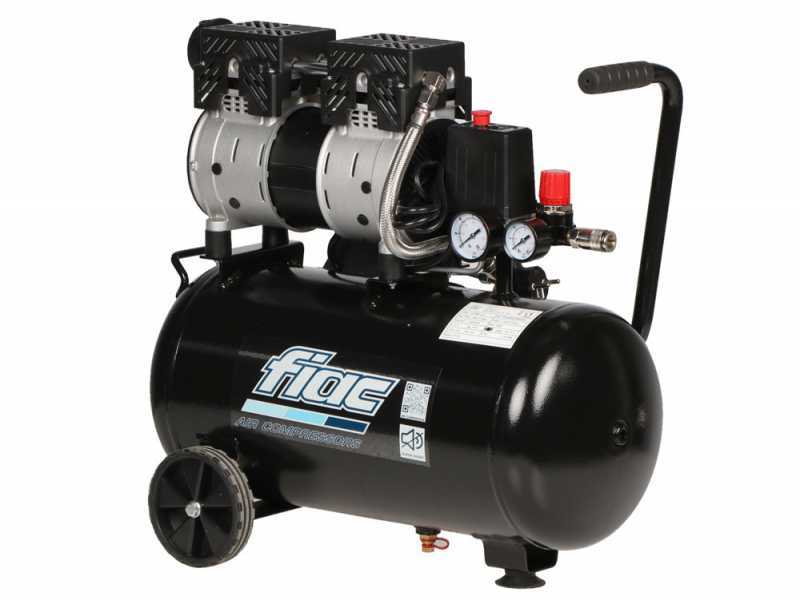 Fiac SUPERSILENT 24/1 - 24 lt oilless silenced electric compressor - 1 HP motor