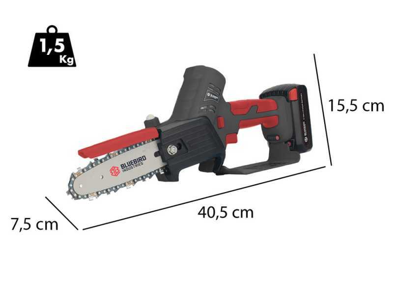 Blue Bird CS 22-06 TIMBER Electric Battery-powered Manual Pruner - 21V 2.5Ah Battery