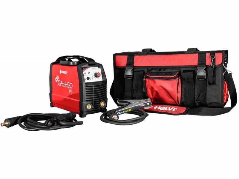 Helvi Galileo 179 - MMA and TIG Inverter Welding Machine - 160A - Kit bag