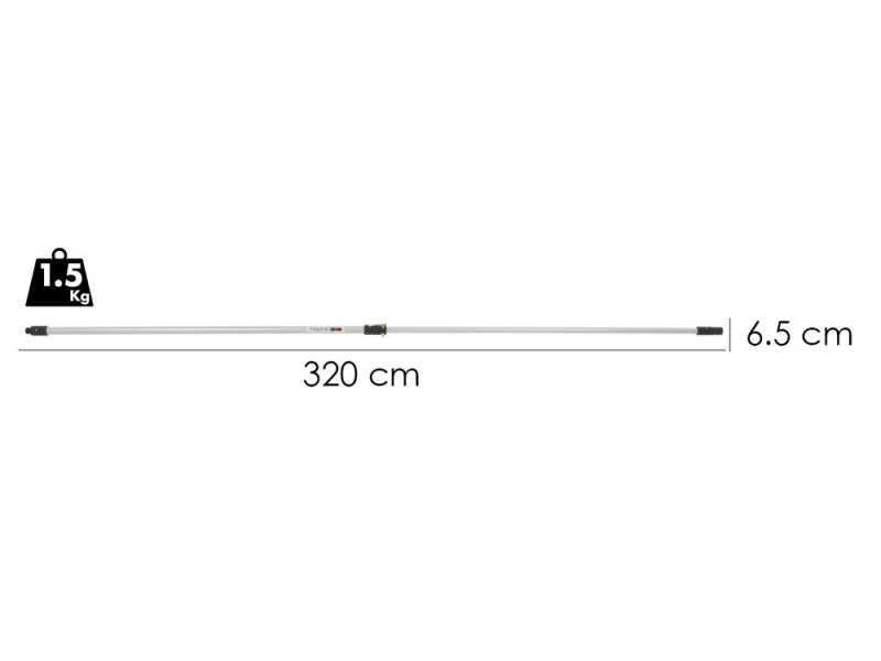 TECNOVIR - Pneumatic Telescopic Rod 170-320 cm