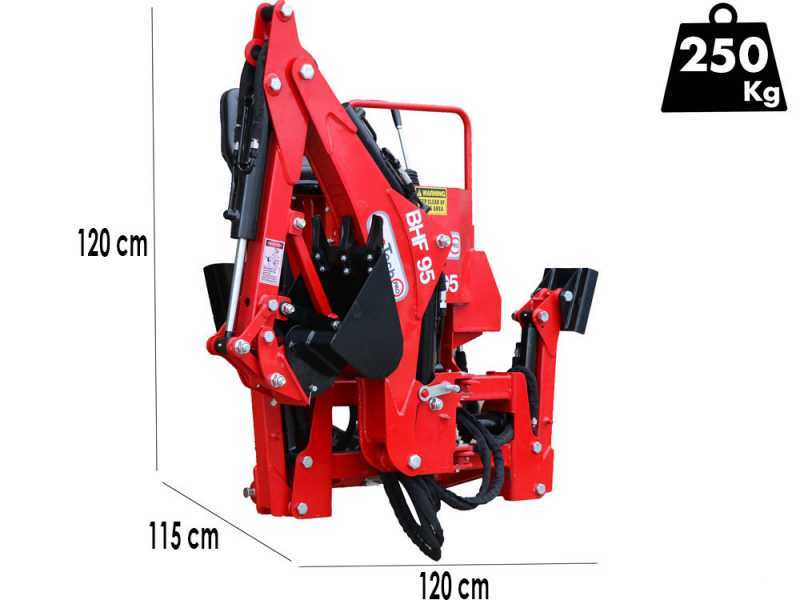 GeoTech Pro BHF 95 - Backhoe for stationary tractor