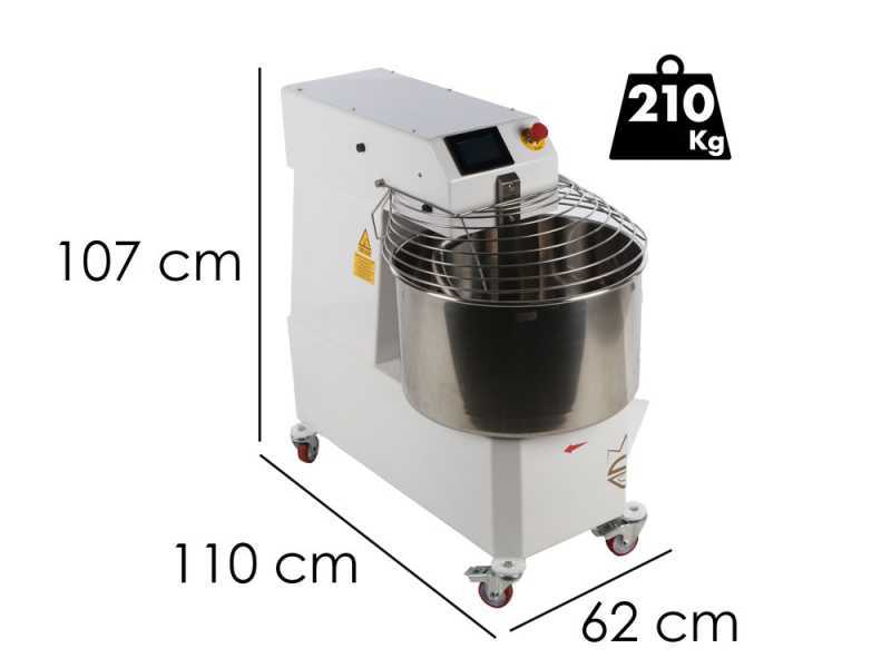 SPIRALMAC SV60 Vel Touch - Three-phase Spiral Mixer - 60 Kg