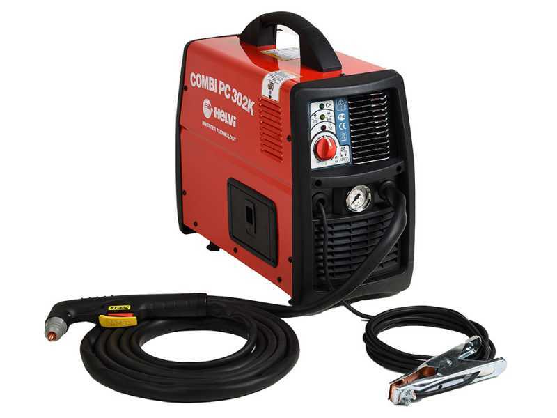 Helvi Combi PC 302K - Inverter plasma cutting machine - Integrated compressor