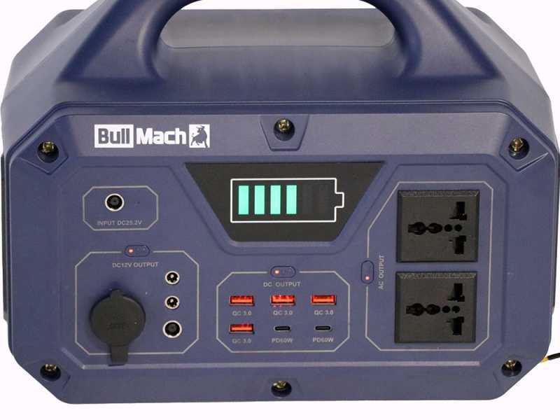 BullMach Elektron 500 - Portable Power Station  - 500W/499.5Wh 3.7V