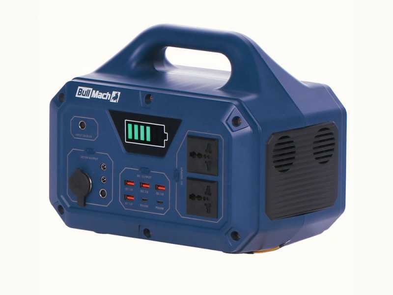 BullMach Elektron 500 - Portable Power Station  - 500W/499.5Wh 3.7V