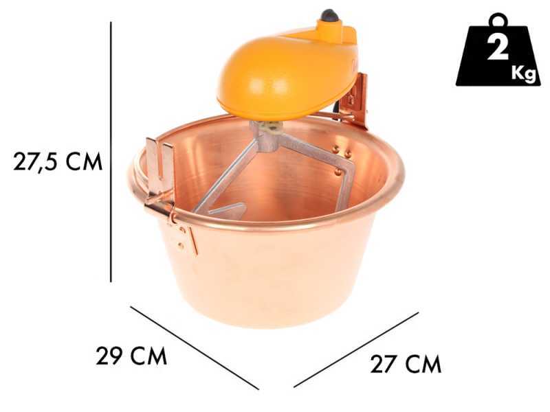 Ardes AR2460 - Copper Electric Cauldron - 2.5L - 15W