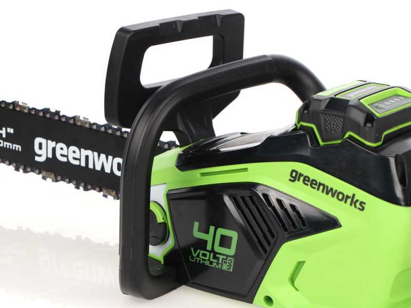 Greenworks GD40CS15K4 - Cordless electric saw - 35 cm bar - 40V 4Ah