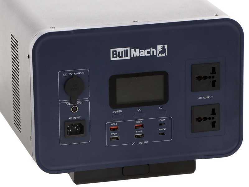 BullMach Elektron 3000 - Portable Power Station - Wheeled - 3000w/2304Wh 3.2V
