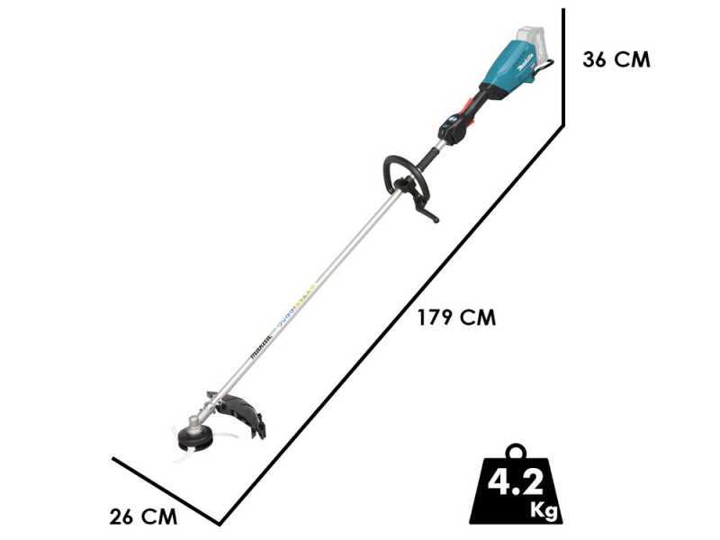 Makita UR017GZ - Battery-powered Brush Cutter - 40V - WITHOUT BATTERIES AND CHARGER