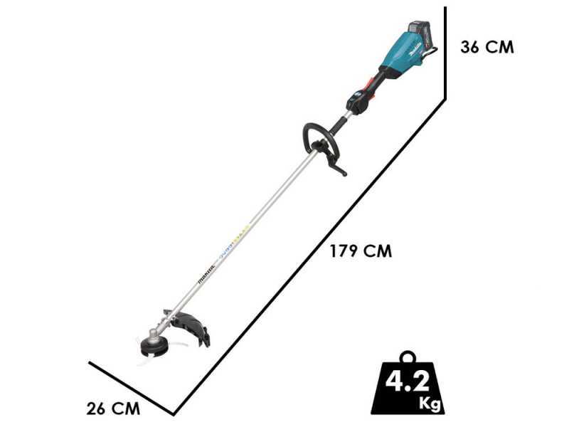 Makita UR017GZ - Battery-powered Brush Cutter - 40V - 4Ah