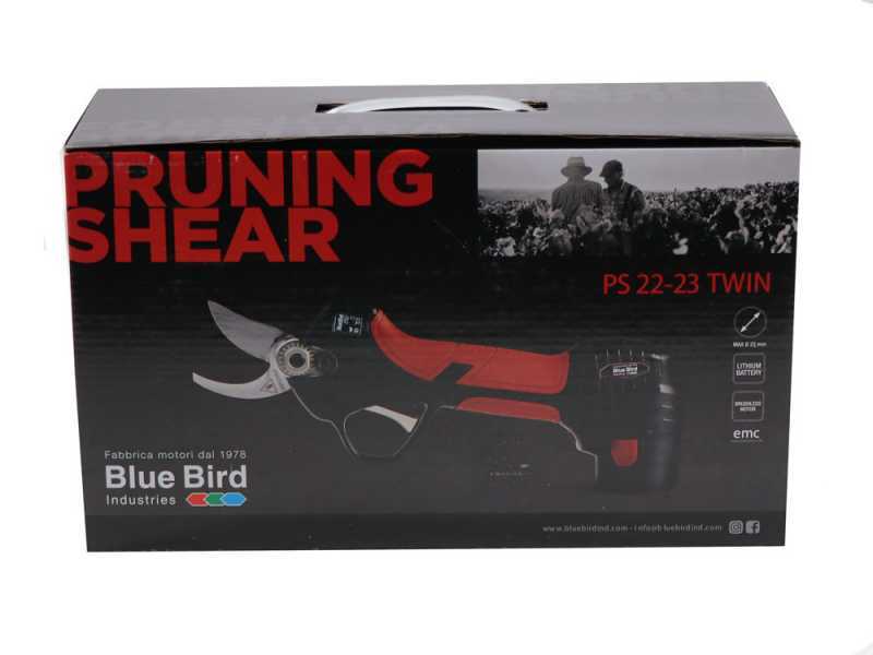 Blue Bird PS 22-23 Twin - Electric Pruning Shears - 2x 8.4V 2Ah