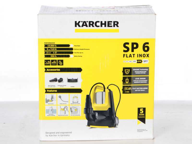 Karcher SP 17.000 Flat Level Sensor - Electric submersible sewage pump