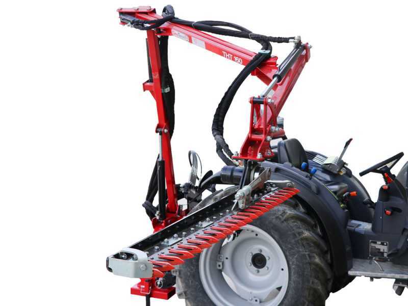 GeoTech-Pro THT 160 - Hedge trimmer arm for tractor with hydraulic pivoting