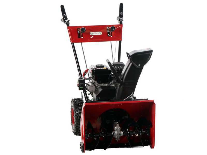 GeoTech SS 680 WEL EVO - Petrol Snowplough with Electric Start - Multifunction - Loncin H200