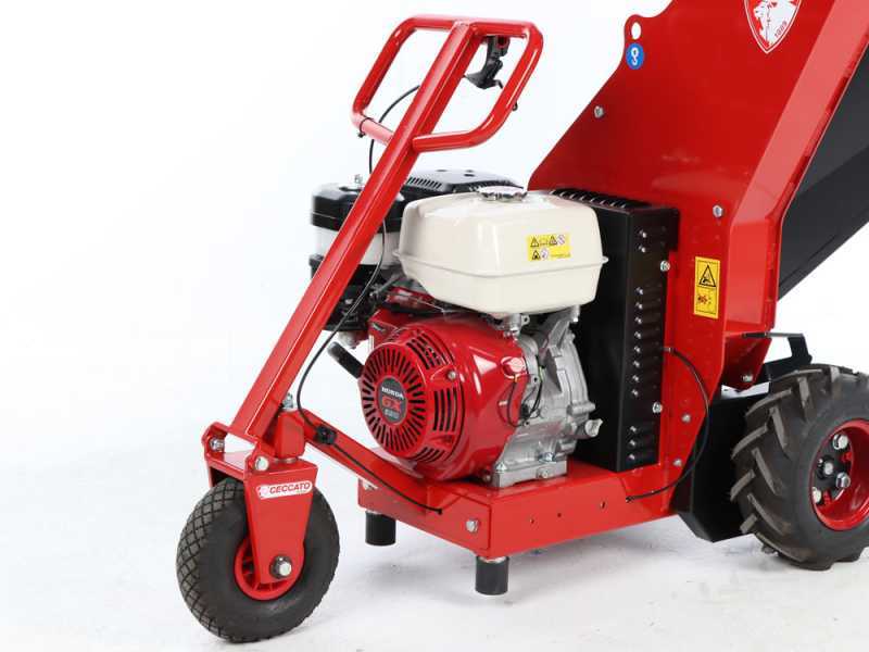 Ceccato Tritone Maxi wheeled self-propelled - Petrol garden shredder - Honda GX390 engine