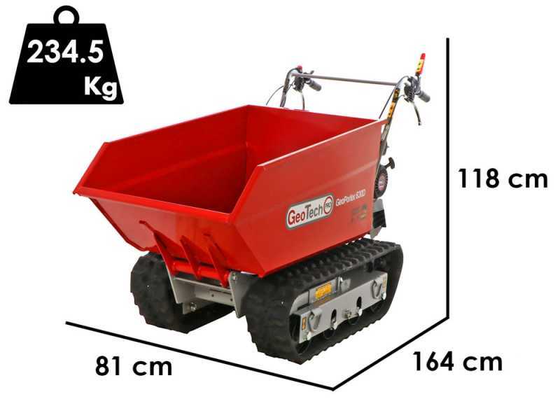 GeotechPro GeoPorter 630D - Tracked wheelbarrow - Dumper 600Kg