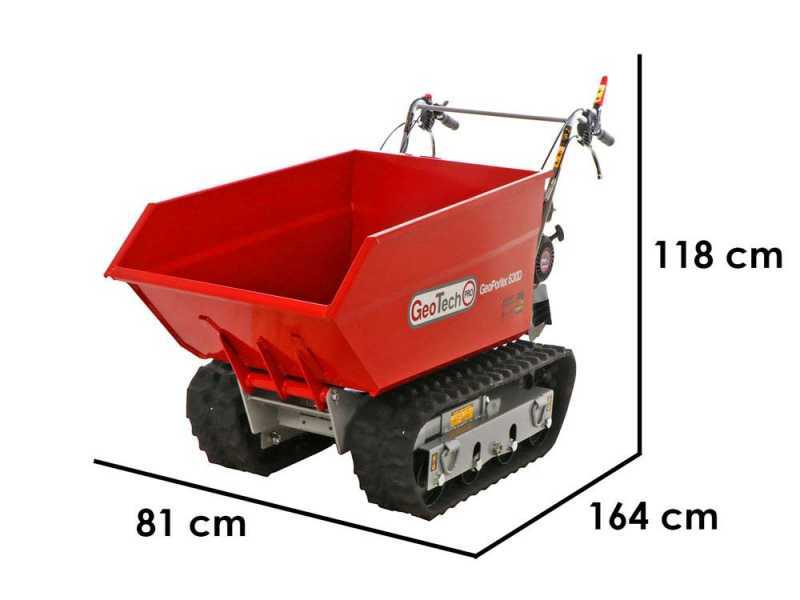 GeotechPro GeoPorter 630D - Tracked wheelbarrow - Dumper 600Kg