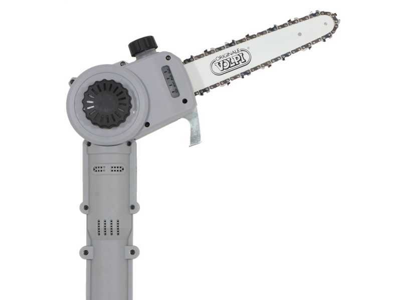 Volpi KVS8000P - Battery-operated pruner on telescopic pole with reclining head - 2x 21.6V 4.0Ah