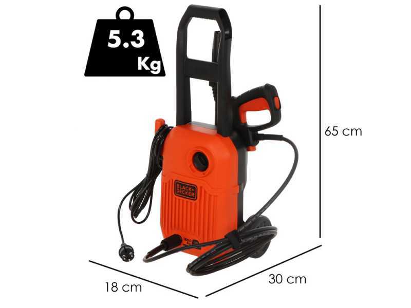 Black &amp; Decker BEPW1300-QS - Electric cold water pressure washer - 110 bar max.