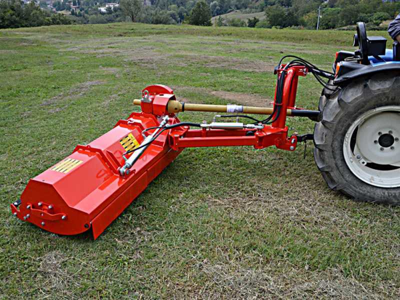 AgriEuro CE SPECIAL 138 M Tractor-mounted Side Flail Mower with Arm - Medium-small Series - Counterclockwise PTO (left-hand rotation)