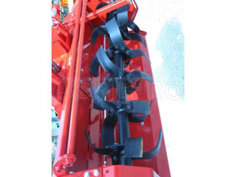 AgriEuro TH 105 Tractor Mounted Rotary Tiller Light Series with Fixed Tractor Linkage - Counterclockwise PTO (left-hand rotation)