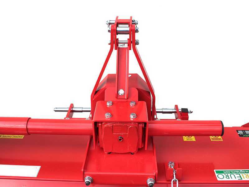 AgriEuro RS 105 Medium size Tractor Rotary Tiller model - manual side shift kit included - Counterclockwise PTO (left-hand rotation)