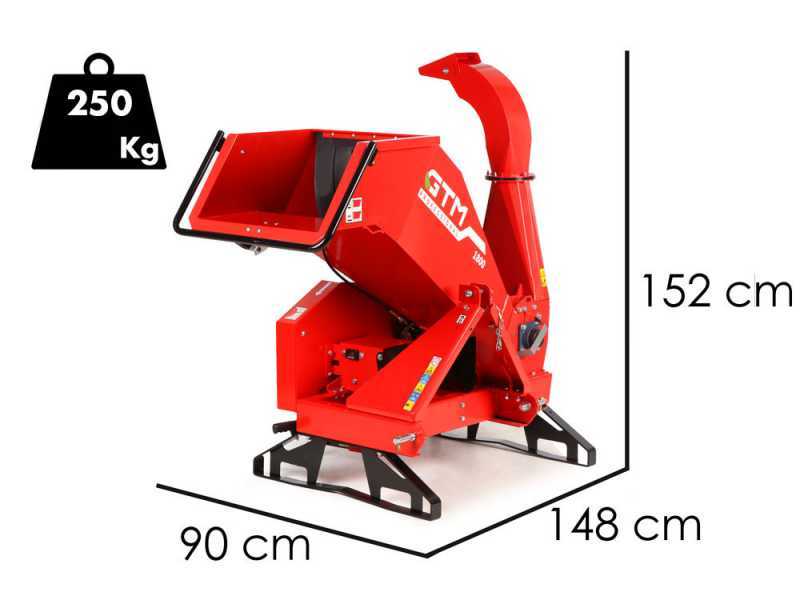 GTM Professional GTS 1800 PTO - Tractor-mounted shredder - Roller rotor