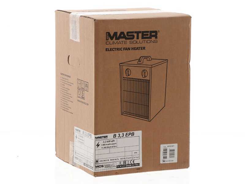 Master B 3.3 EPB - Electric Hot Air Generator with fan - Heater