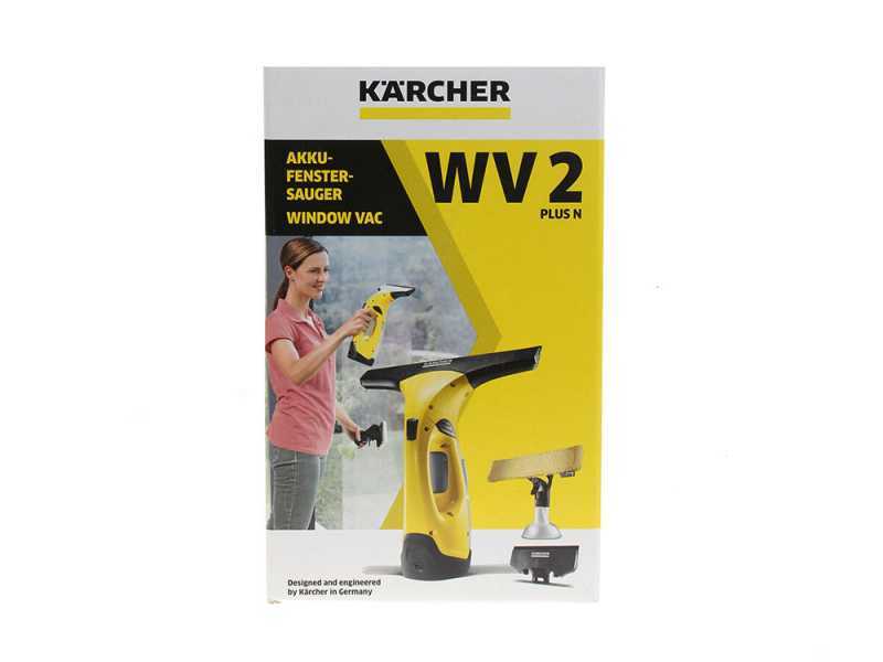 Karcher WV 2 Plus N - Battery-operated electric window washer - hand-held vacuum cleaner