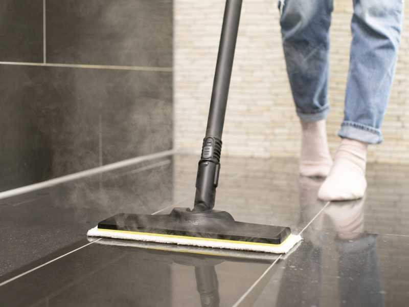 Karcher SC 4 EasyFix steam cleaner - non-stop steam, refillable extractable tank