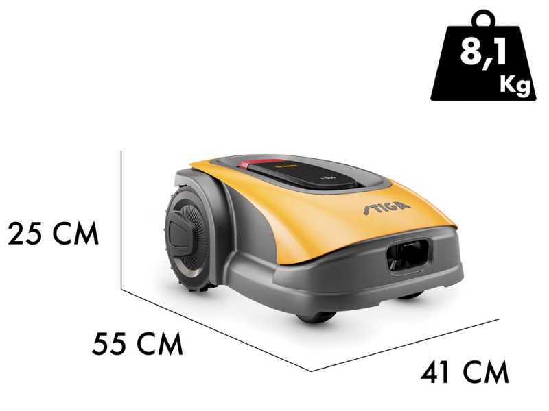 Stiga A 500 - Robot Lawn Mower - with 2 Ah E-Power Battery