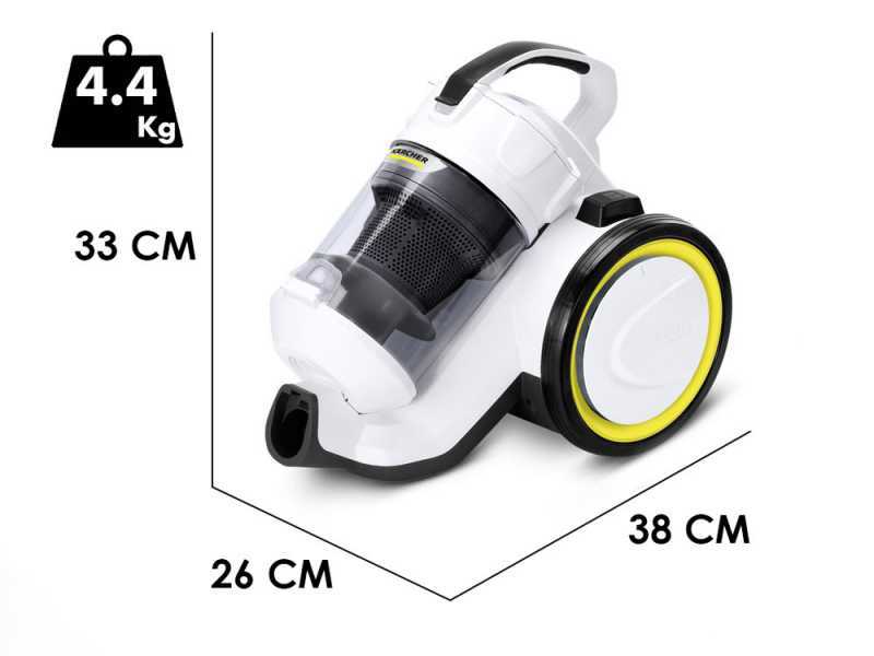 Karcher VC 3 bagless, trolley hoover - with multi-cyclone technology - 700W