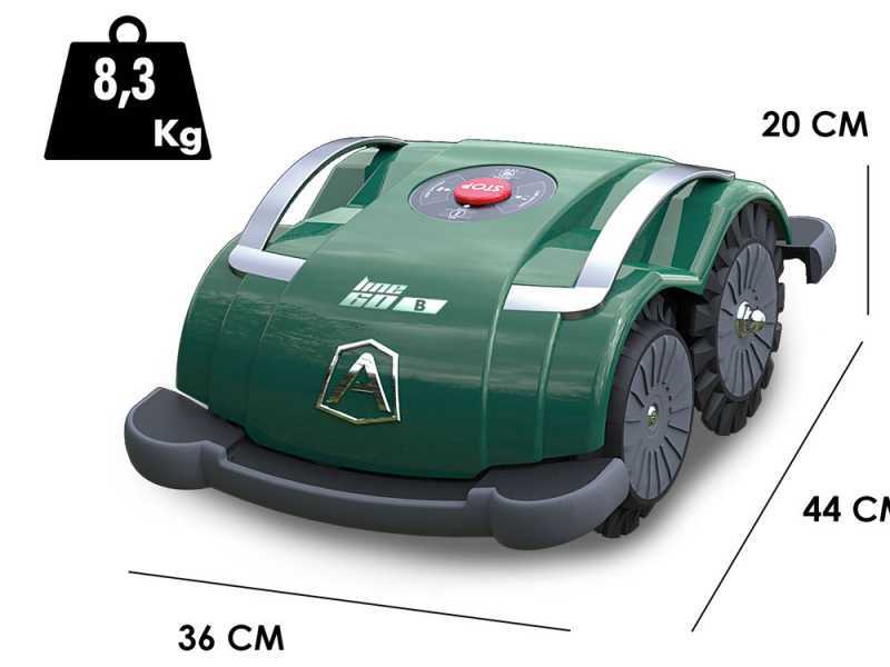 Ambrogio L60 Elite S+ - Robot Lawn Mower without Perimeter Wire - No Need for Installation