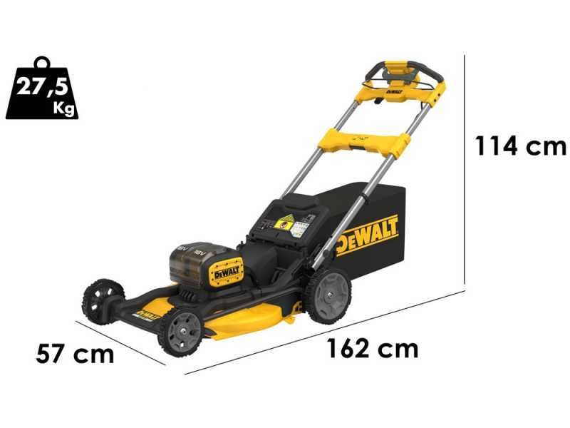 DeWalt DCMWSP156N-XJ - Self-propelled Battery-powered Lawn Mower - 53 cm Cut - 2x 18V 5Ah