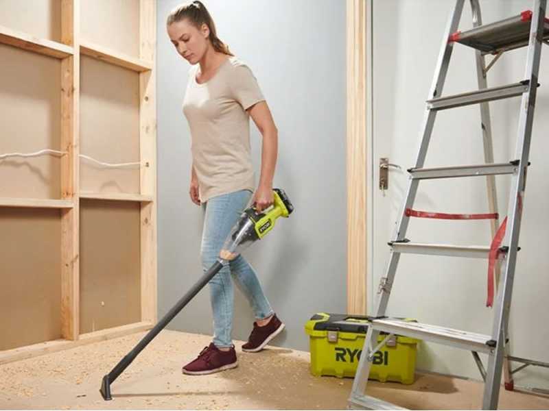 Ryobi RHV18F-0 Cordless vacuum cleaner with extension cord - WITHOUT BATTERY AND BATTERY CHARGER