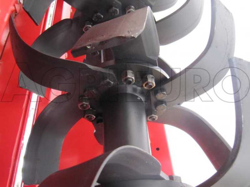 Medium series italian rotary tiller AgriEuro UR 204 + professional Cardan shaft with clutch