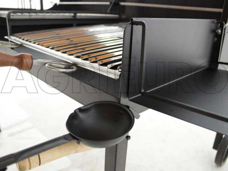 Cruccolini Tuscany Maxi Charcoal and Wood-fired Barbecue with Double Stainless Steel Grid