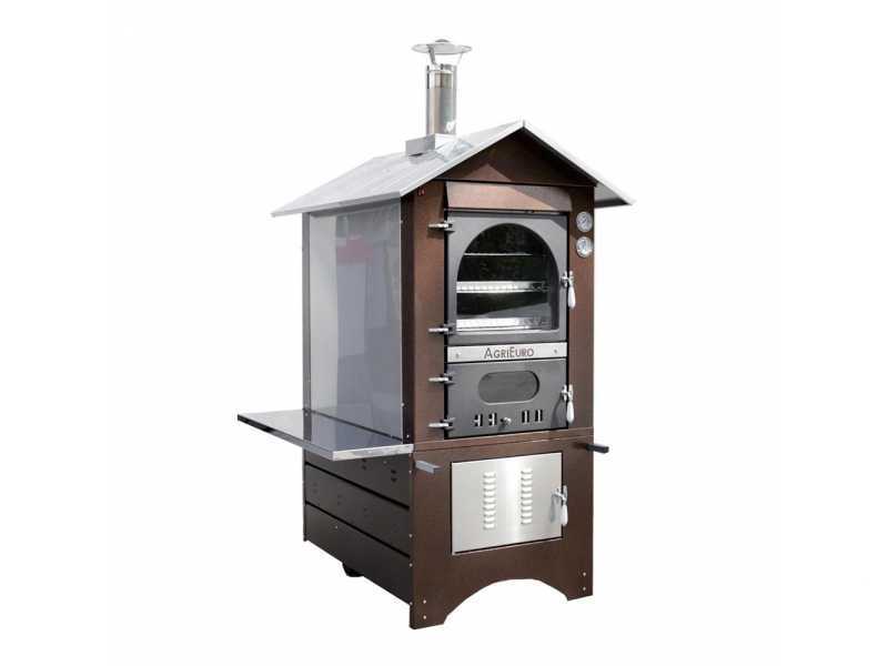 Magnus 80 Deluxe EXT Inox Wood-fired Oven , best deal on AgriEuro