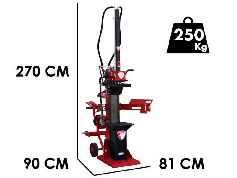 Ceccato BULL SPLT13.11 13 Tons Tractor-mounted Vertical Log Splitter - 1100 mm Piston Stroke