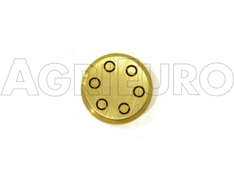 Brass Pasta Die for 8.5 MACCHERONI. Specific for New O.M.R.A. Pasta Maker