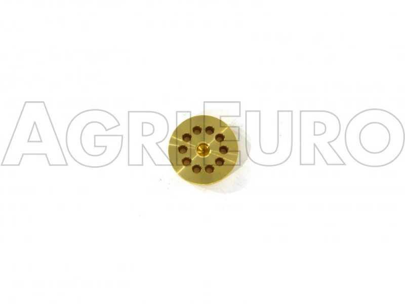 Brass Pasta Die for 3 mm SPAGHETTI. Specific for manual Pasta Extruder